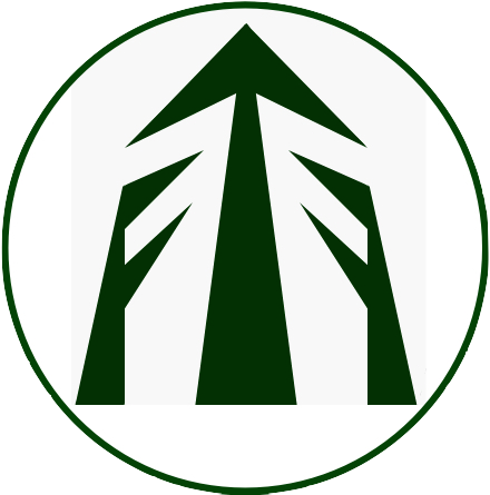 NZFFA logo: green conifer tree on white background